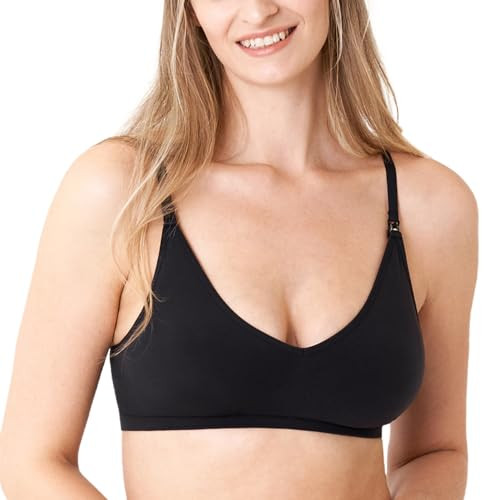 MOMANDA Sleep Nursing Bras for Breastfeeding Seamless Wirefree Maternity Bra V Neck Comfortable B... | Amazon (US)