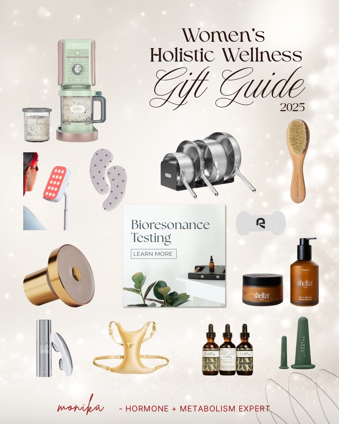 Wellness Holiday Gift Guide 2025
#christmas #wellness #holistic #bioresonance, #drybrush #caray # ninjacreami # lumebox #joliefikter, #eyemask 

#LTKGiftGuide #LTKHoliday #LTKSeasonal