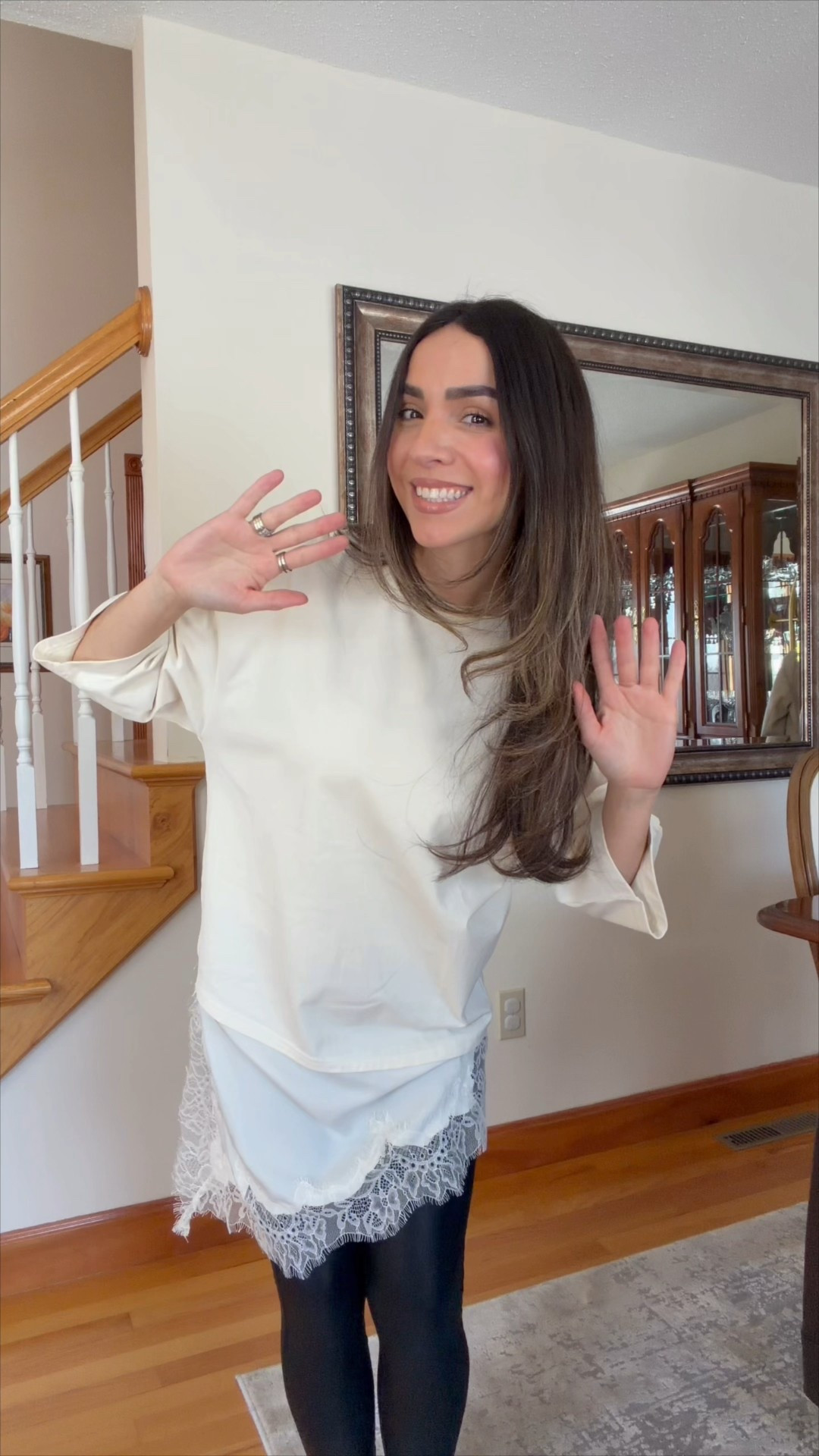 SIZING: tshirt (small - runs oversized) leggings (small faux leather jacket (XS) boots (tts)

#LTKPetite #LTKootd #LTKgrwm