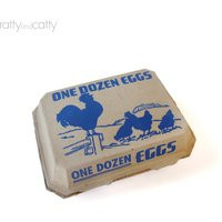 Vintage Paper Egg Carton Chicken Art | Etsy (US)