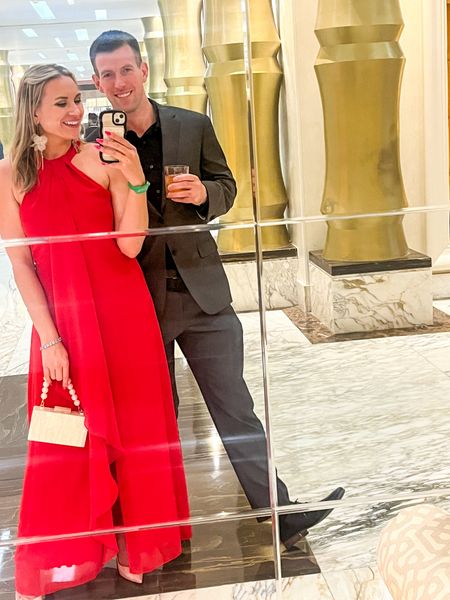 Dressed our best for our anniversary dinner at Trattoria during our stay at the Moon Palace. 

Perfect for date night or Valentine’s Day dates! Plus this simple clutch really goes with everything 🥰




#valentine’sDay #Valentine’sDayFit #DateNight #DateNightOutfit #VacationOutfit #ResortVacation #ResortVacationOutfit #VacationOutfits #redjumpsuit #RedJumper #RedPantSuit #RedDress #RedOutfit

#LTKstyletip #LTKtravel #LTKSeasonal