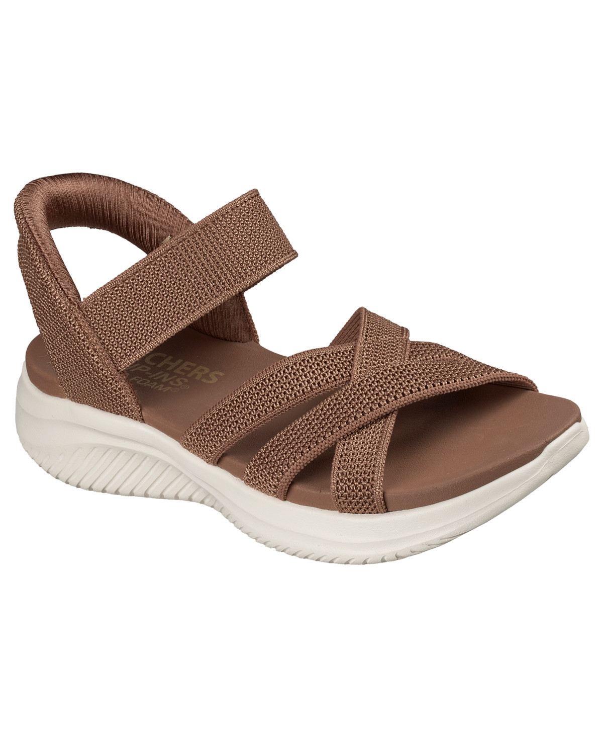 Skechers Women's Slip-Ins: Ultra Flex 3.0 - Forever Better Slingback Sandals from Finish Line - Mocha | Macy's