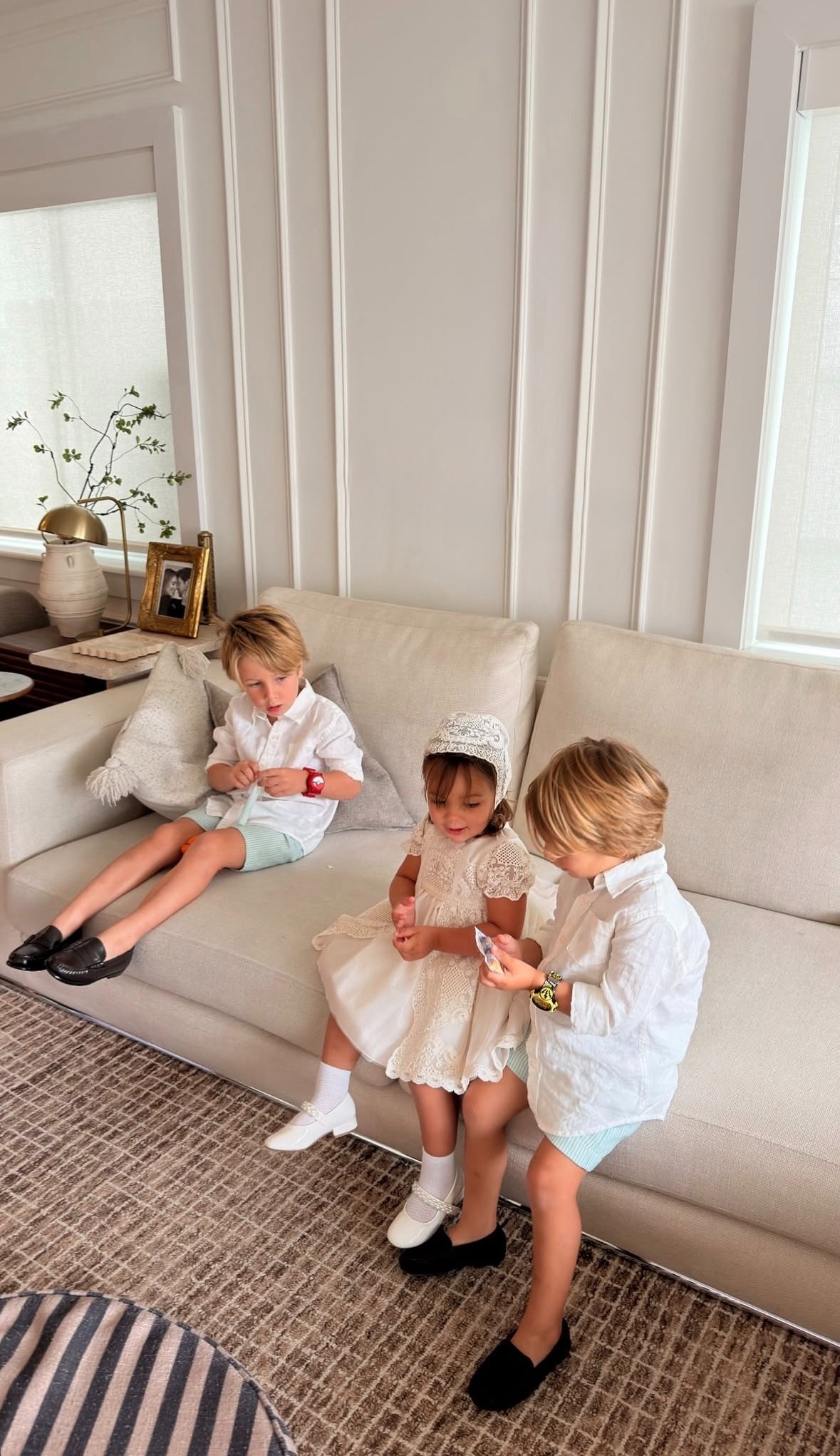 Dressed in their Sunday best & ready for playtime 🤍🕊️ 

 #LTKdayinmylife #LTKootd #LTKKids