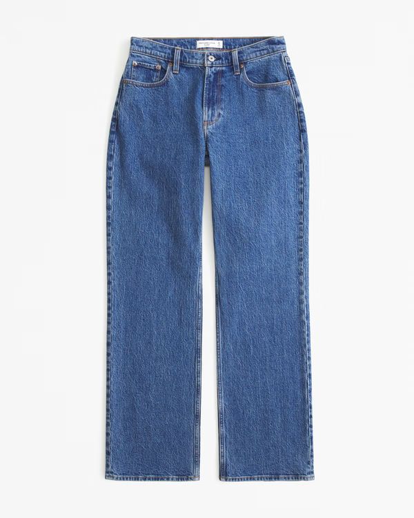 Curve Love Low Rise Baggy Jean | Abercrombie & Fitch (US)