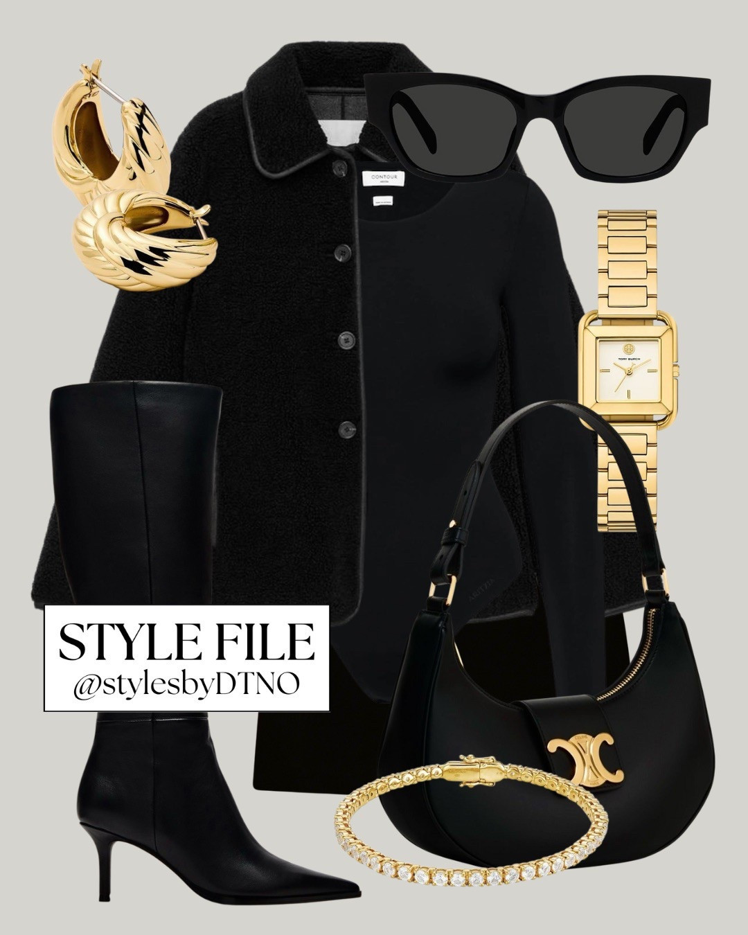 Styling a black ARKET pile fleece jacket with a long sleeve bodysuit, an Aritzia black mini skirt, Steve Madden pointed toe knee high boots, and a Celine ava triomphe shoulder bag (affordable alternatives are listed below)

Tags: Winter Outfit, Minimalist Fashion, Look For Less, OOTD, Capsule Wardrobe 2026, Elevated Chic, Neutral Fashion, Outfit Ideas, Quiet Luxury Style, High Street Fashion, Effortless Style, Wardrobe Essentials, 

#LTKootd #LTKSeasonal