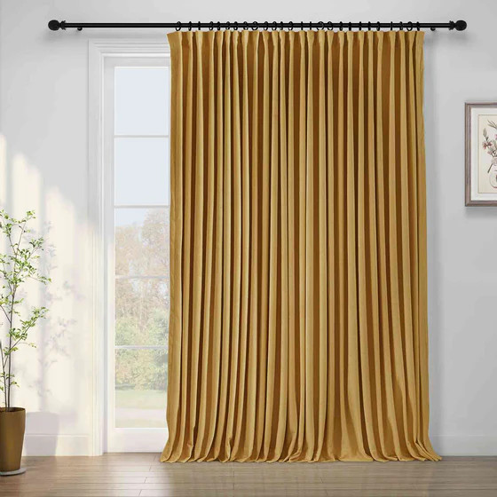 Birkin Velvet Curtain Pleated | TWOPAGES