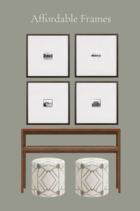 Affordable gallery wall frames.

I would add black and white family photos with a brass picture light above! Styled in an entryway with seasonal greenery.



#LTKhome #LTKunder100 #LTKSeasonal