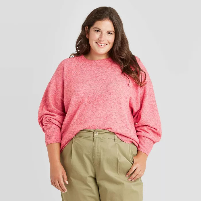 Women's Slouchy Crewneck Pullover Sweater - A New Day™ | Target