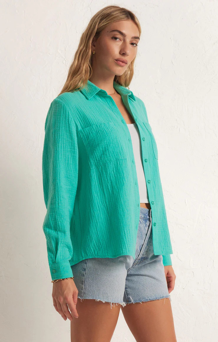 Kaili Button Up Gauze Top | Z Supply