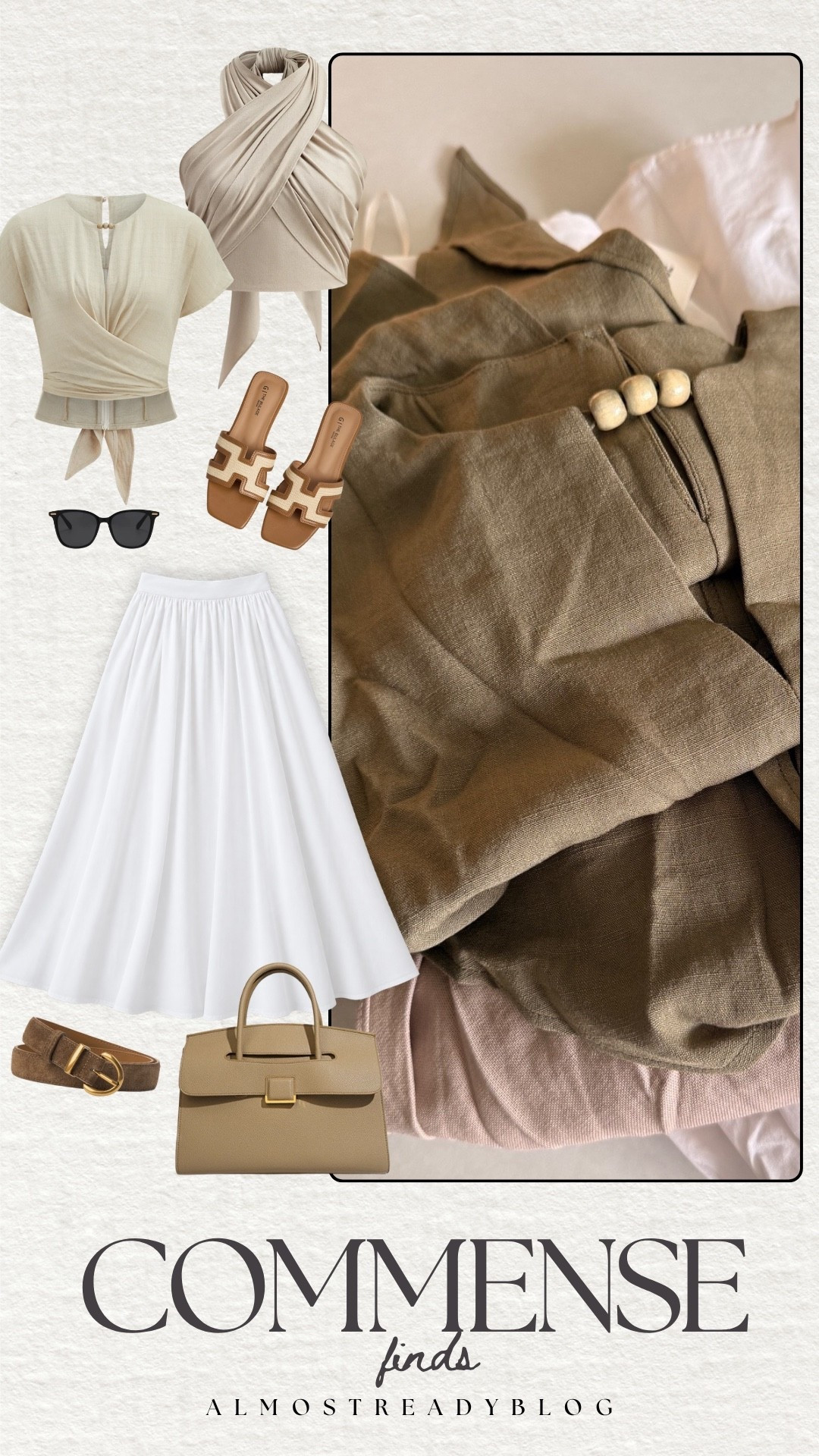 Okay these items were crazy affordable and they are SO NICE! I did my true size in everything - if you like your skirts to sit a little more higher wasted, like I do, I might size down one.

commense, maxi skirt, prefall fashion, fall outfits, transitional outfits, sandals, Amanda west, almost_readyblog

#LTKOver40 #LTKPetite #LTKootd