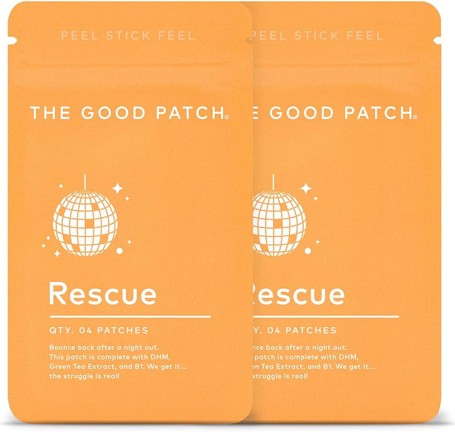 The Good Patch After Party Patch Rescue, Sustained Release, Plant Powered with DHM, Vitamin B1, G... | Amazon (US)