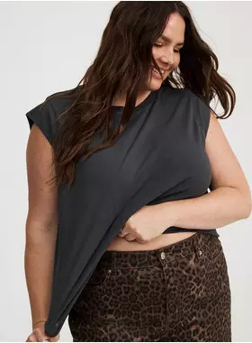 Crew Neck Dolman Tee | Torrid (US & Canada)