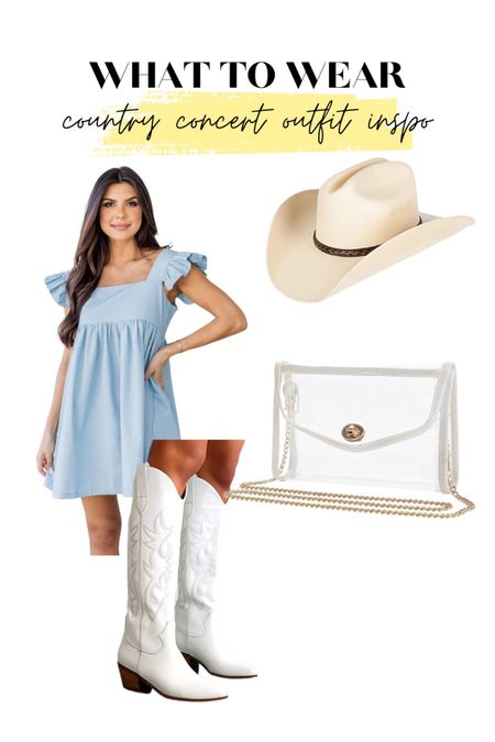 What to wear to a summer country concert 


Summer dress, cowboy boots, cowboy hats, clear purse, summer outfit 

#LTKitbag #LTKunder100 #LTKshoecrush