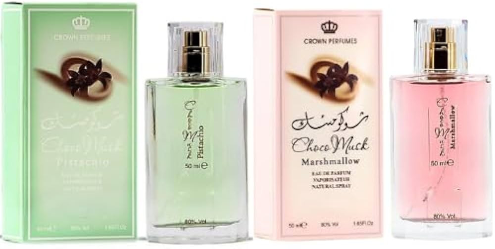 Choco Musk Luxury Perfume Gift Set, Pistachio & Marshmallow Eau de Parfum, 1.65 Fl oz Each, 2-Pac... | Amazon (US)