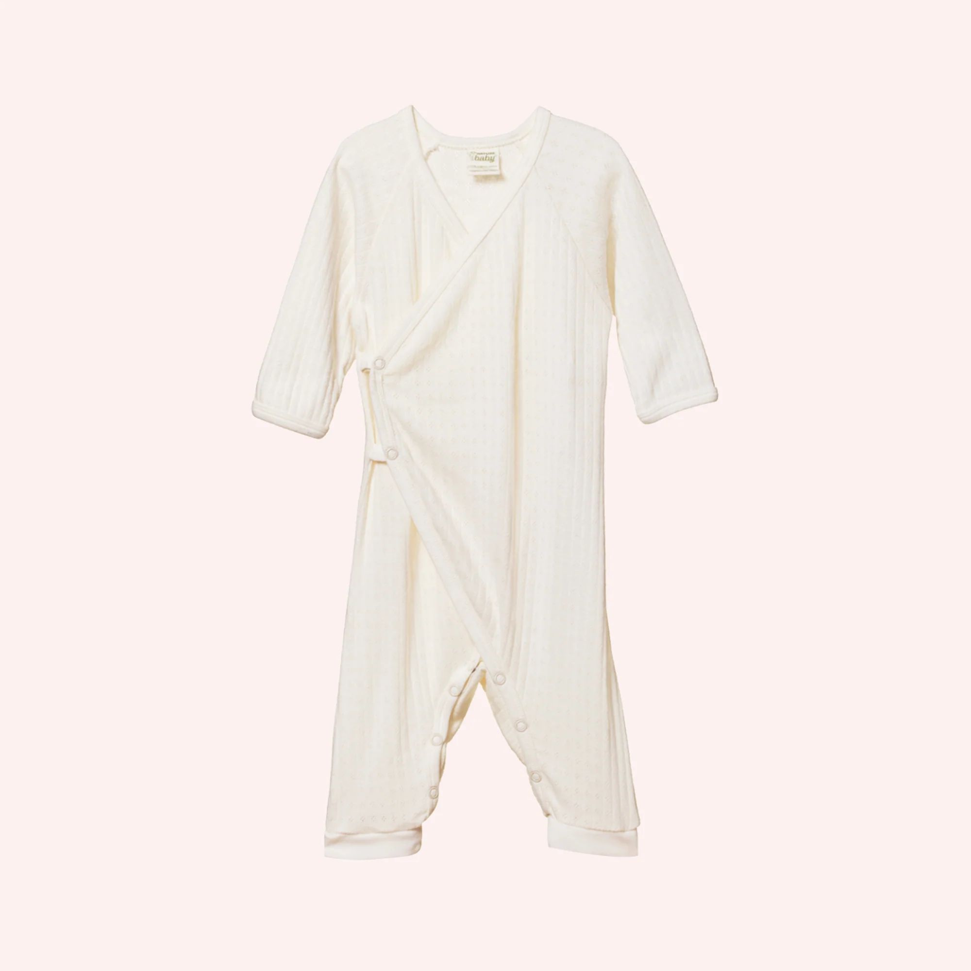 Kimono Stretch & Grow Pointelle - Natural by Nature Baby | the memo | The Memo (Australia & New Zealand)