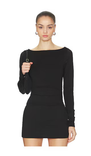 Lovers and Friends Rina Top in Black. - size L | Revolve Clothing (Global)
