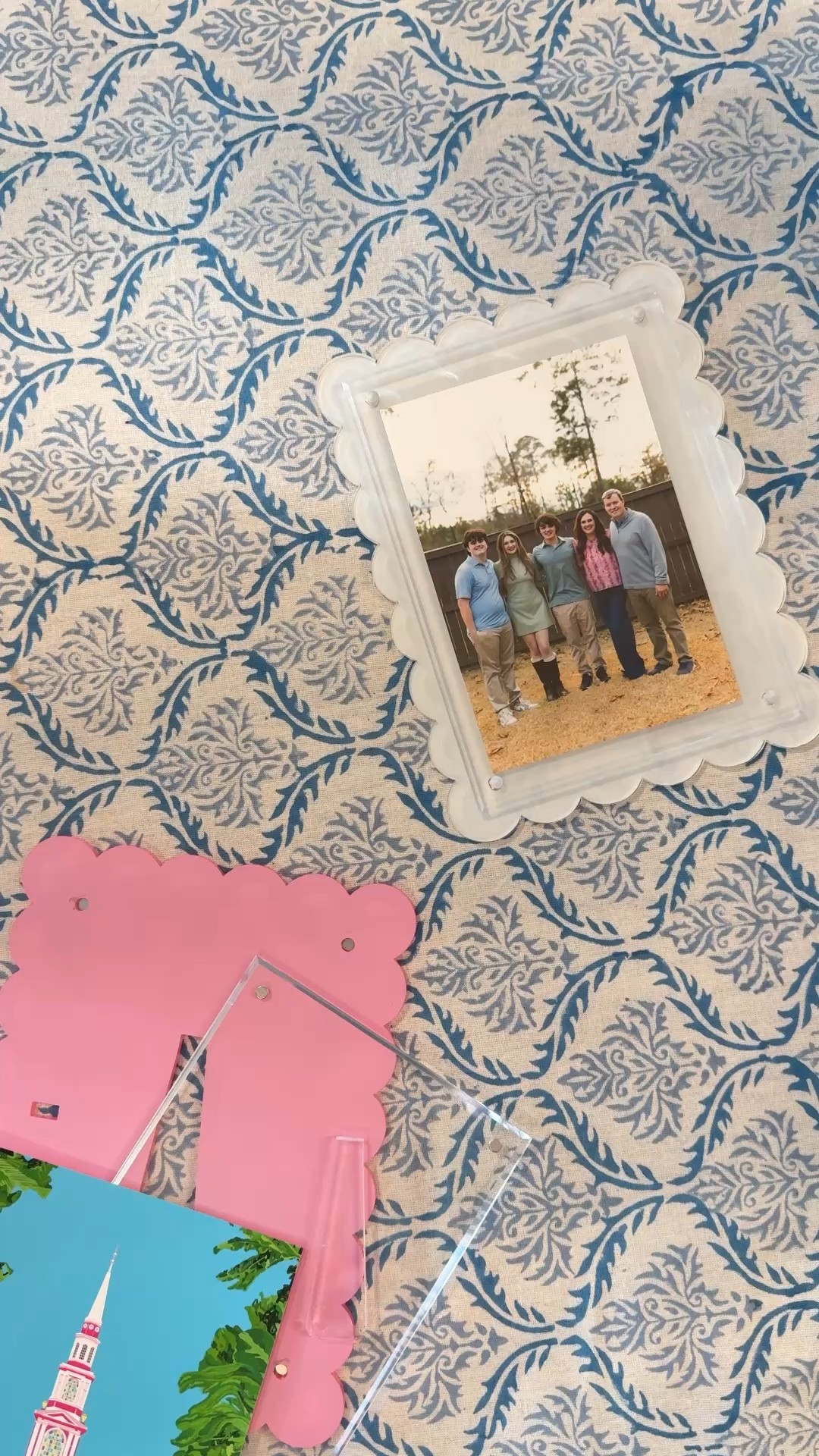 Scalloped acrylic picture frames? Always a yes for me!! Graham Design Collective has all the prettiest colorways to highlight your prints. 

#LTKKids #LTKmomlife #LTKHome