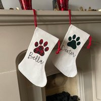 Personalised Christmas Dog Stocking - Stockings Gifts Pet | Etsy (US)