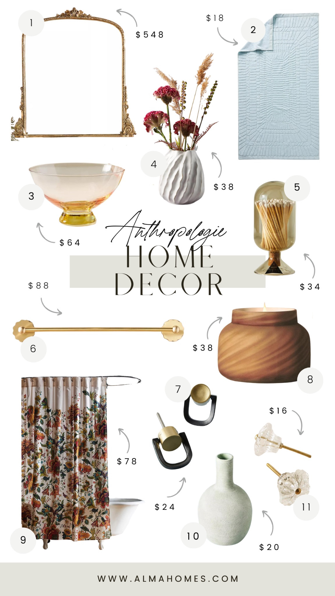 We love Anthro's whimsical, fun, and unique home decor designs. Bring a pop of personality into your space with these finds! ✨

#LTKhome