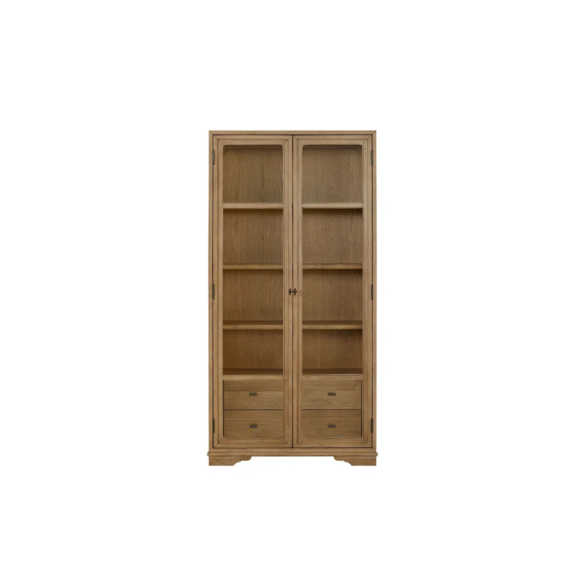 Tall Display Cabinet - Cashew | Wayfair North America