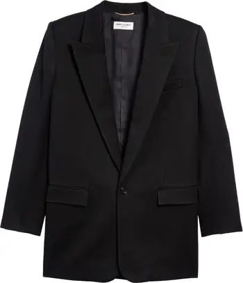 Saint Laurent Virgin Wool Gabardine Blazer | Nordstrom | Nordstrom