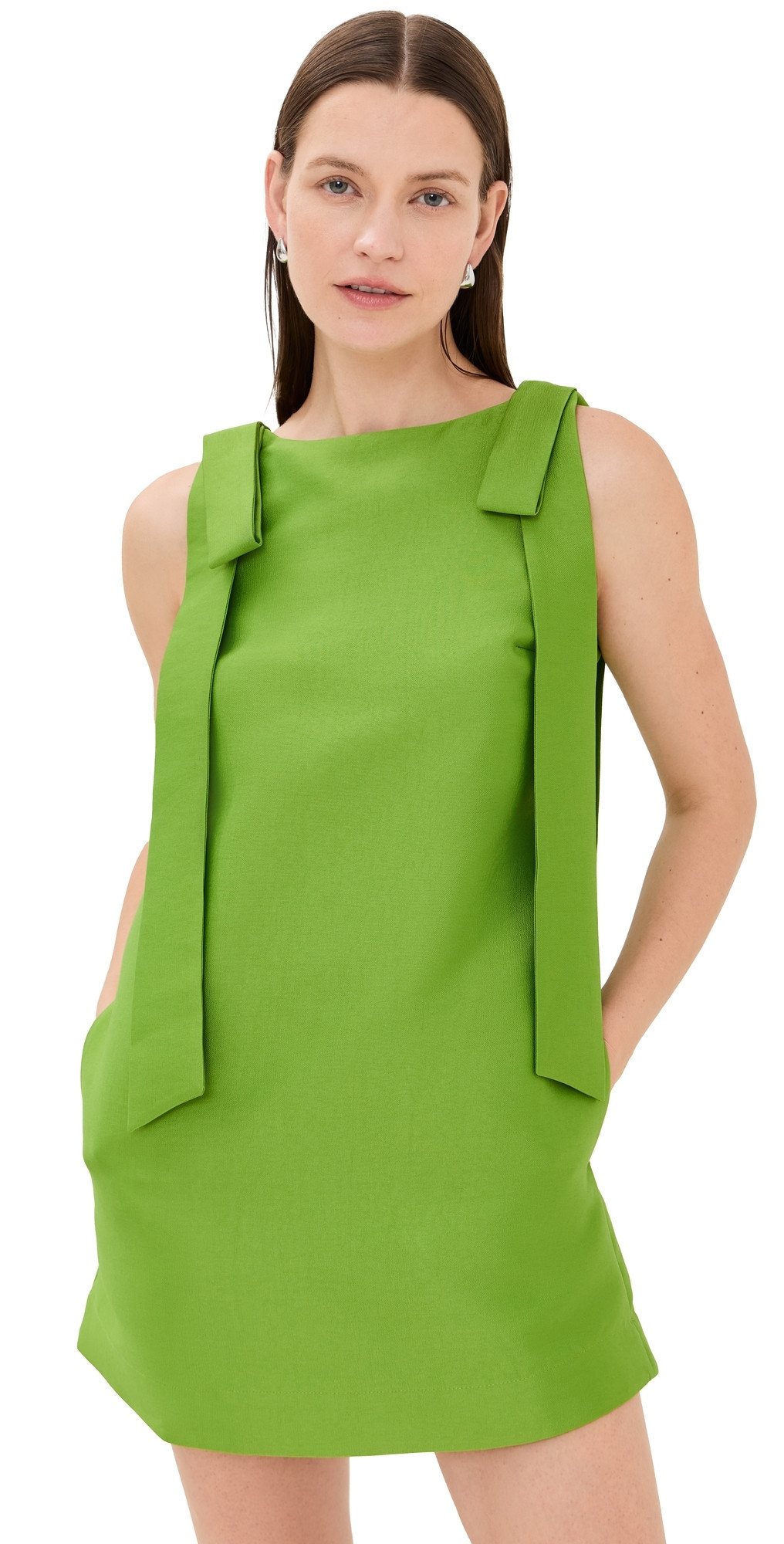 ALIGNE Fern Tie Sleeve Dress Green 14 | Shopbop