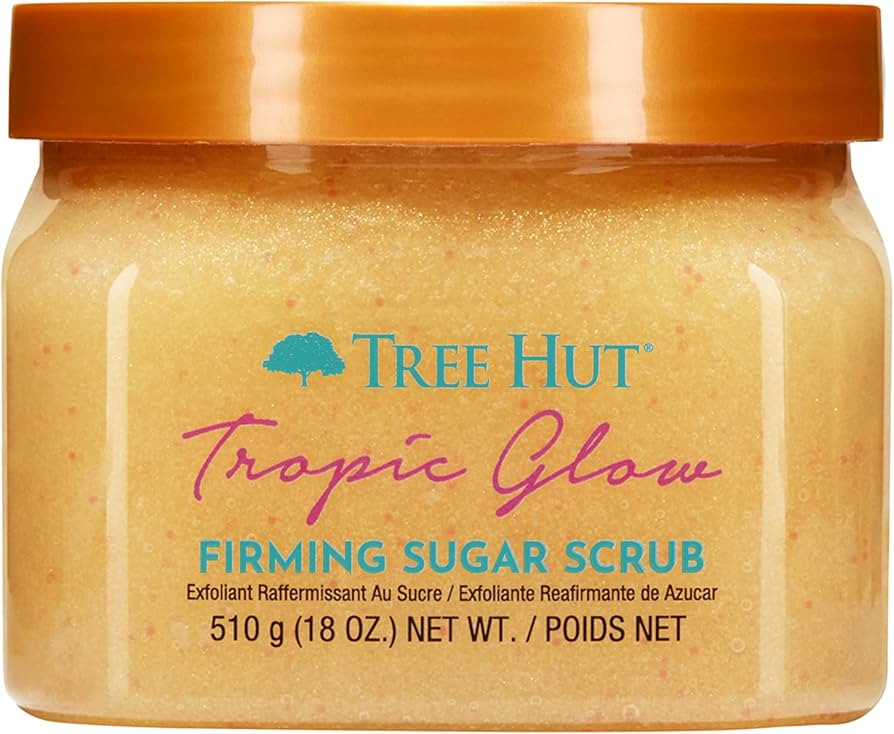 Tree Hut Tropic Glow Shea Sugar Scrub, Exfoliates and Smooths for Soft, Radiant Glow, Warm Scent ... | Amazon (US)