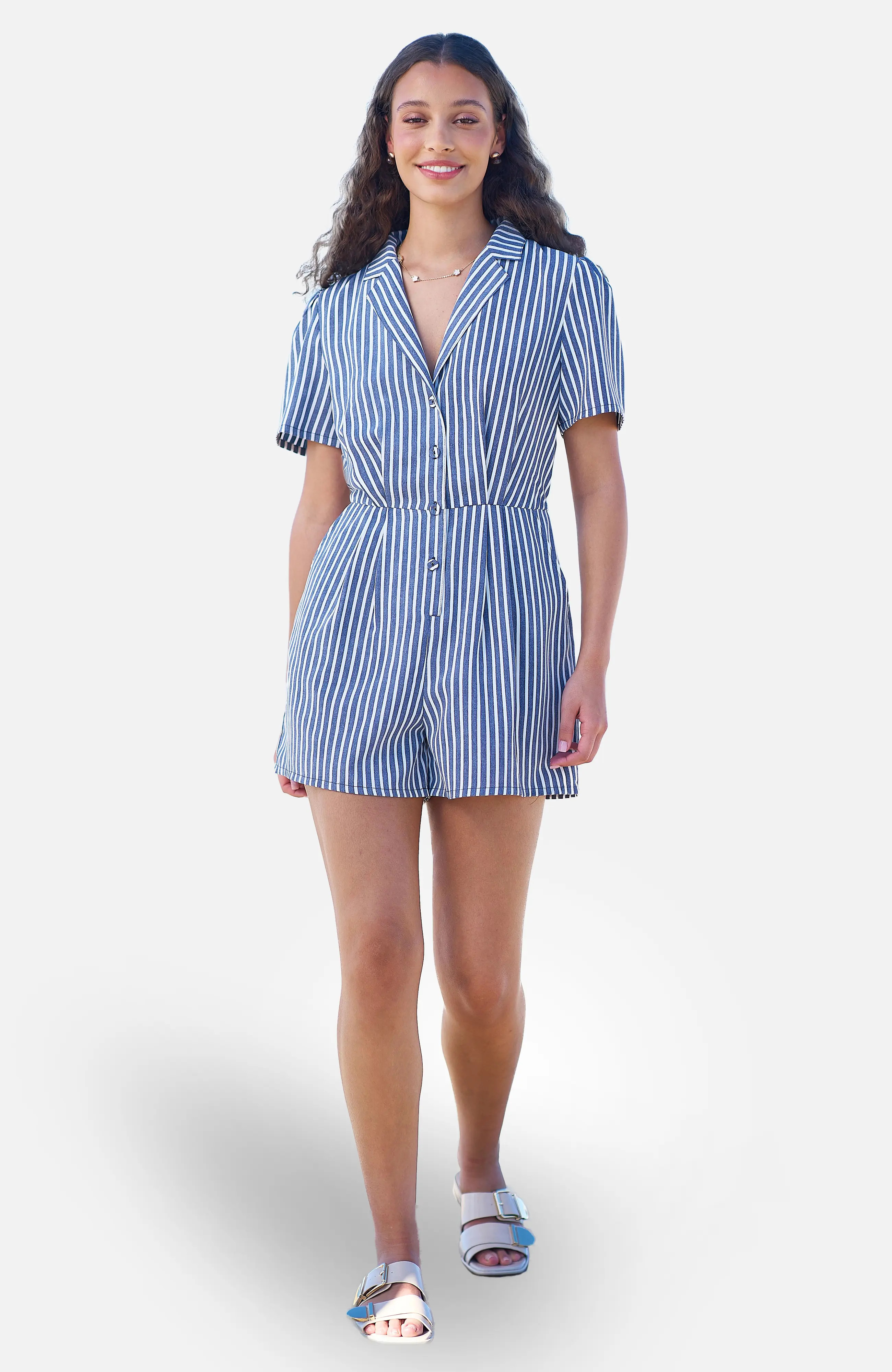 Stripe Retro Playsuit (Women) | Nordstrom | Nordstrom