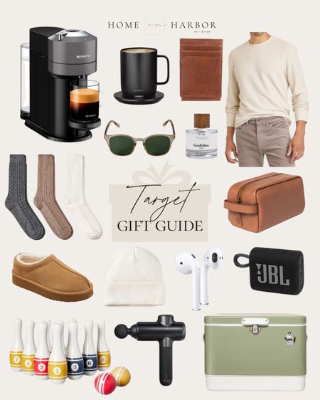 Target gift guide for him: coffee essentials, winter staples, sunglasses, travel accessories, cozy socks and more! 

#LTKGiftGuide #LTKSeasonal #LTKmens