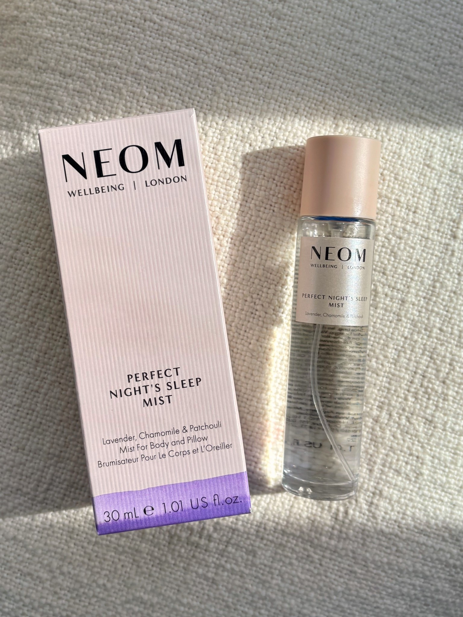 Spritz your pillow with pure essential oils: Neom’s gorgeous sleep mist blends patchouli, chamomile and lavender to soothe the senses and comfort the mind. 💜 

#LTKhome #LTKbeauty #LTKuk