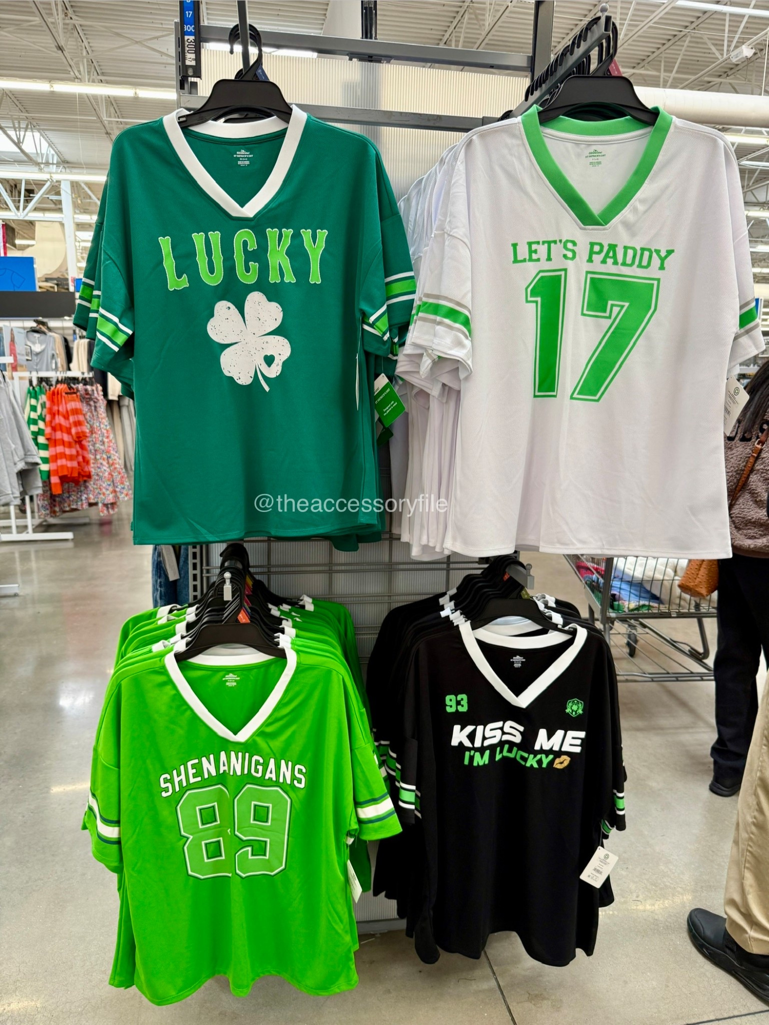 Cute jerseys for St. Patrick’s Day 

Walmart finds, Walmart style, Walmart, fashion, spring outfits, spring fashion, winter outfits, winter fashion, casual outfits, casual style