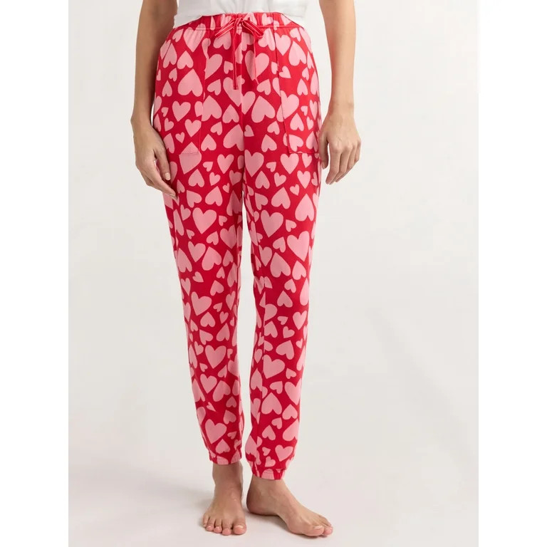 Joyspun Women's and Women’s Plus Hacci Knit Sleep Joggers, Sizes XS to 3X | Walmart (US)
