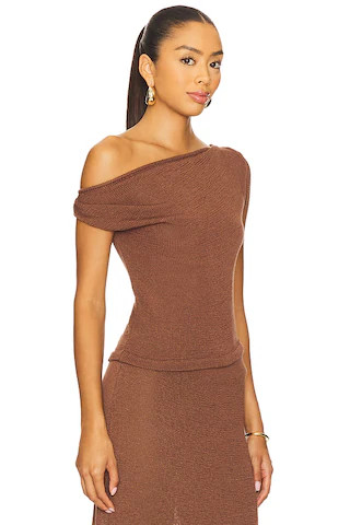 Cali Top in Chocolate | Revolve Clothing (Global)