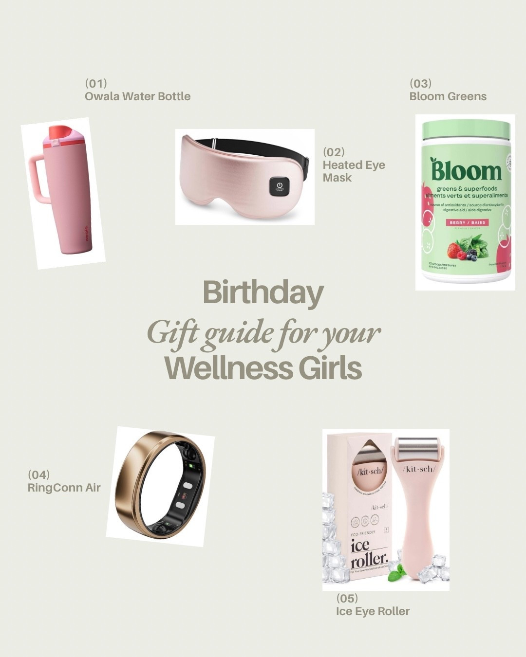 Birthday gift guide for your wellness girls. #wellness #birthday #giftguide #health #gift

#LTKgiftguide #LTKbeauty #LTKcanada