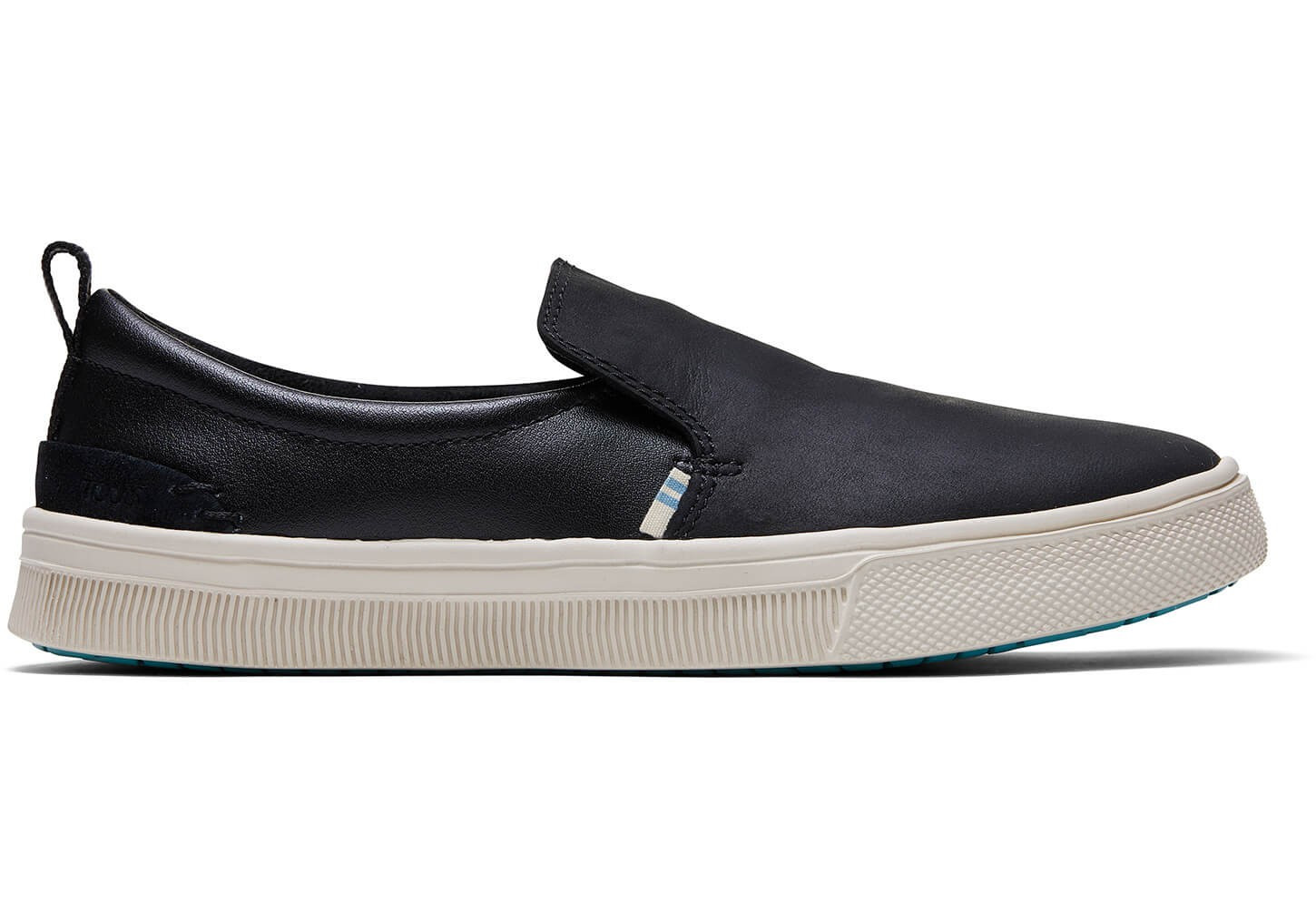 Black Leather Women's TRVL LITE Slip-On | TOMS (US)