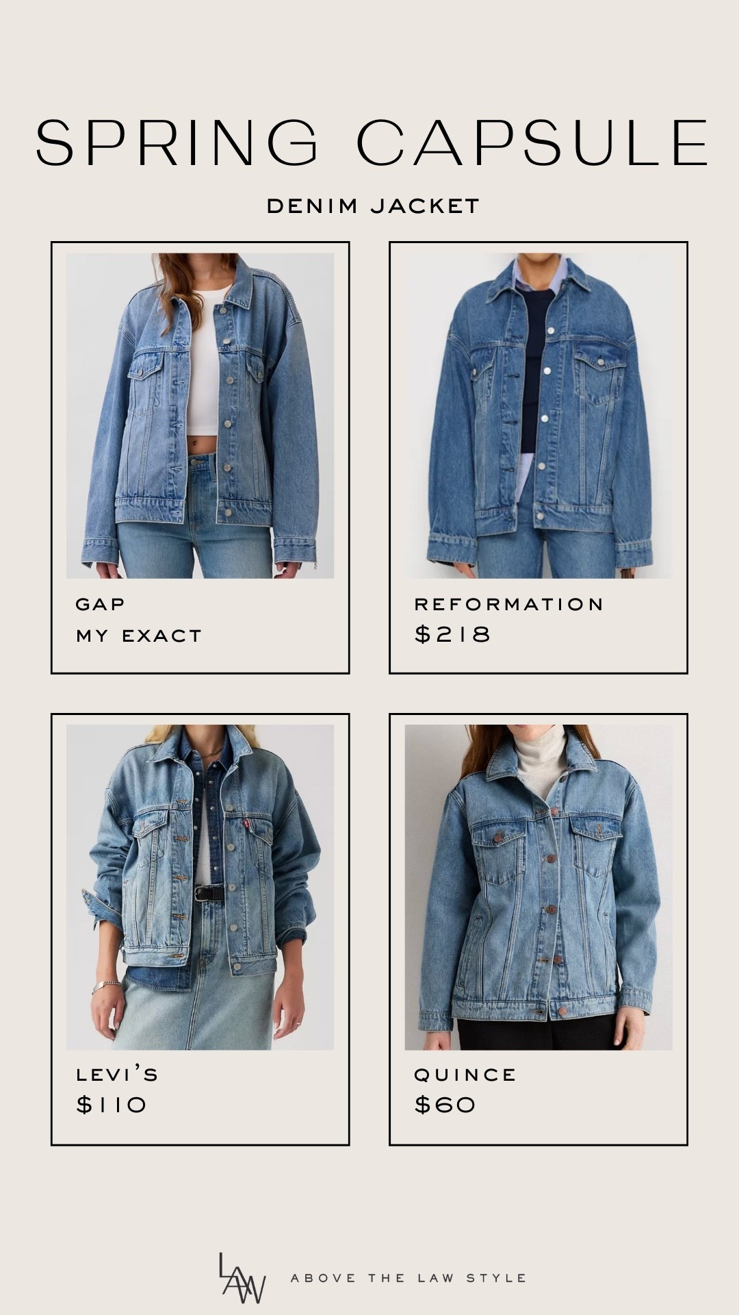 Spring Capsule: Denim Jacket

#LTKSeasonal #LTKOver40