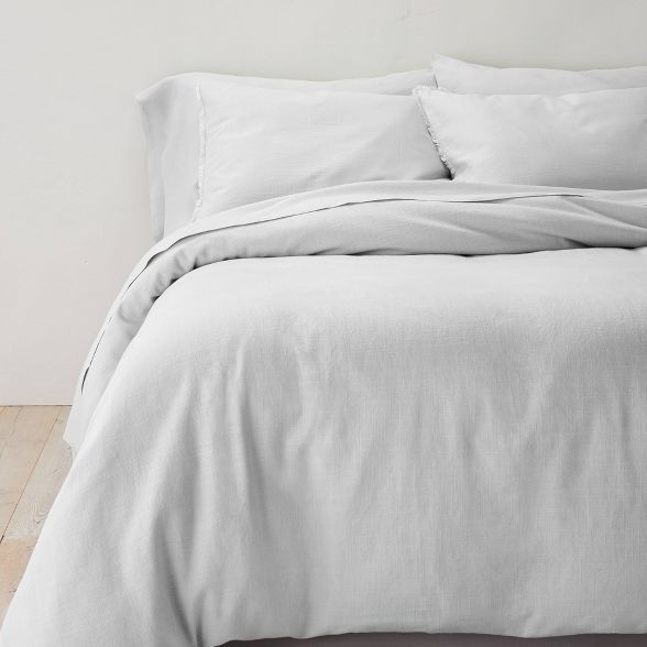 Heavyweight Linen Blend Duvet & Pillow Sham Set - Casaluna™ | Target