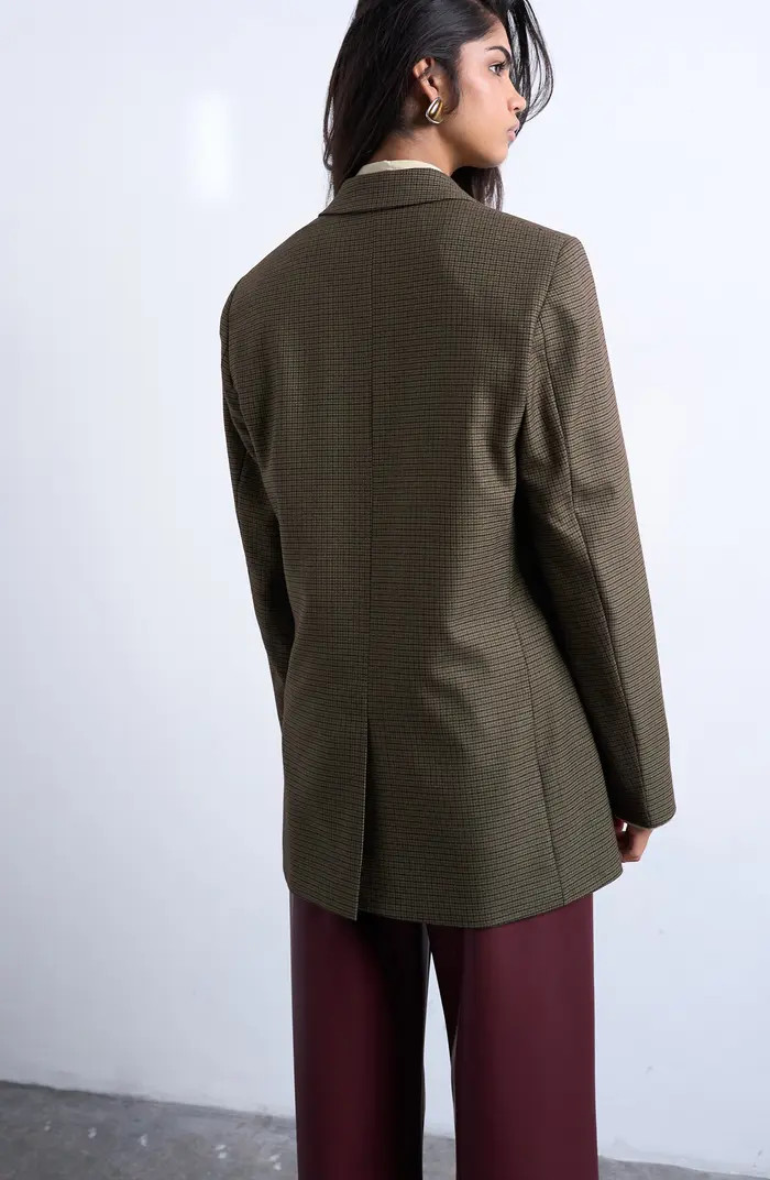 Oversize Houndstooth Blazer | Nordstrom