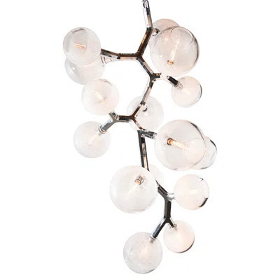 Light Metal Frame Dimmable Antler Bubble Pendant Chandelier | Wayfair North America