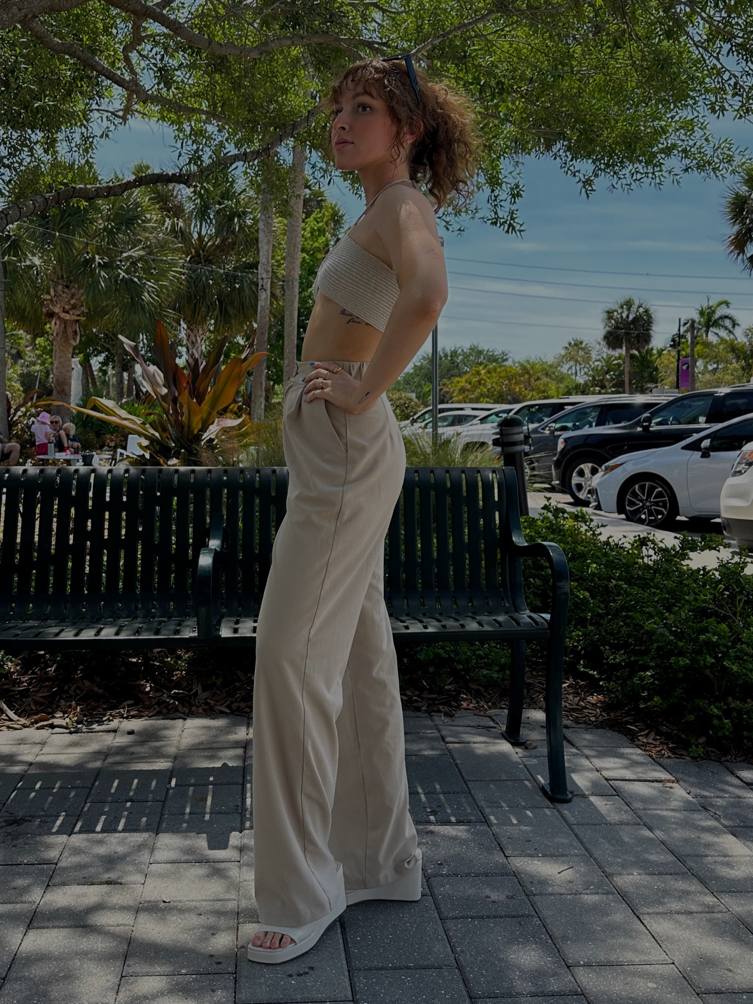 Monochrome beach outfit! Loveee these trousers all year round 

Trousers | vacation outfit | neutral outfit | spring outfit

#LTKSeasonal #LTKunder100 #LTKstyletip