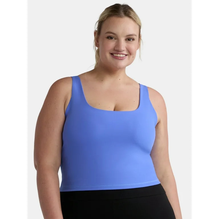 Avia Women's and Women's SoftSculpt Longline Sports Bra, Sizes XS-4X | Walmart (US)
