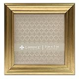 Lawrence Frames 5x5 Sutter Burnished Gold Picture Frame | Amazon (US)