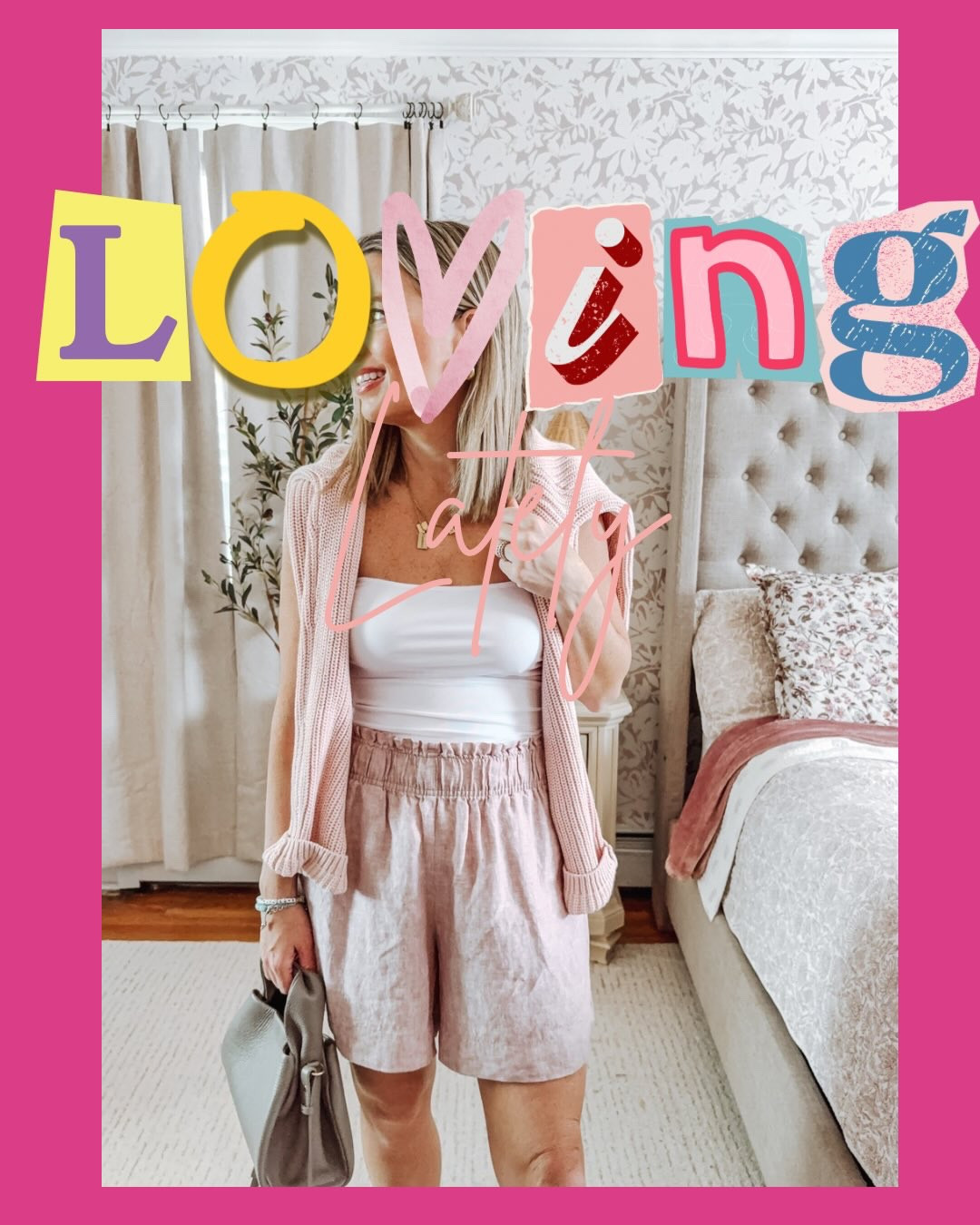 Literally obsessed the second I saw this knit sweater + linen shorts combo! 🤌🏼💕😊 

Comment SHOP for a 🔗 to everything! (This bag is meant for us petites!! 👏)

#petitestyle #petitetips #styling #styleinspo #petitefriendly linenshorts whattowear grwm outfitinspo ootd shorts petite style springtime summertime