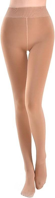 Blostirno Women's Fleece Lined Tights Thermal Pantyhose Leggings Opaque Winter Warm Thick Stockin... | Amazon (US)
