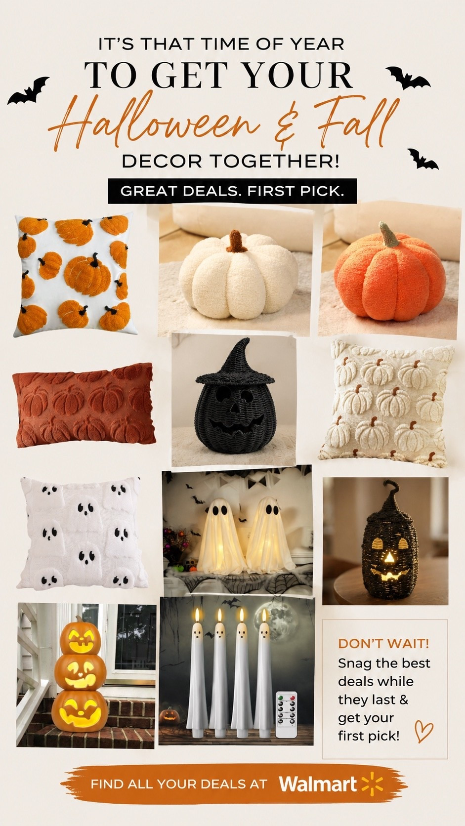 The cutest fall pieces are already hitting Walmart! 🍁 I'm finding trendy styles, cozy layers, and beautiful home decor at prices you'll love. Shop all my favorites now before they sell out!
#WalmartStyle #LTKFashion #FallWardrobe #AffordableStyle #FallFavorites #WalmartDeals #AutumnStyle #LTKDaily #FashionFinds #ShopWithMe

#LTKSaleAlert #LTKSeasonal #LTKmomlife
