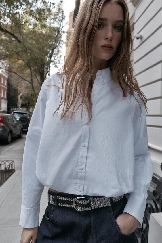 BALLOON POPLIN SHIRT | Zara US