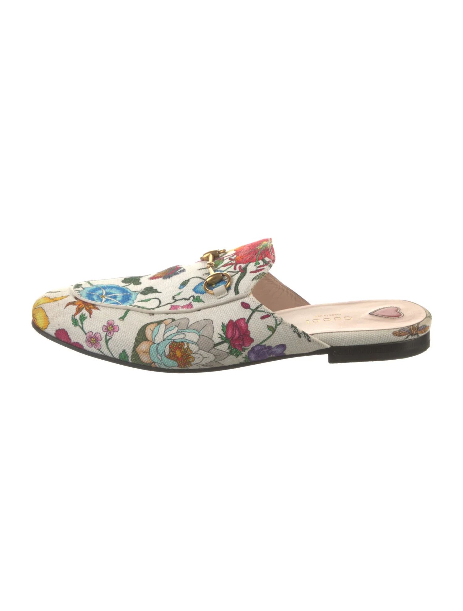 Canvas Floral Print Mules | The RealReal