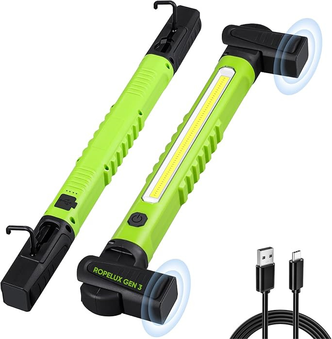 Ropelux Work Light 3rd Gen, 3200LM Ultra Bright Mechanic Under Hood Lights with 6000mAh, Recharge... | Amazon (US)