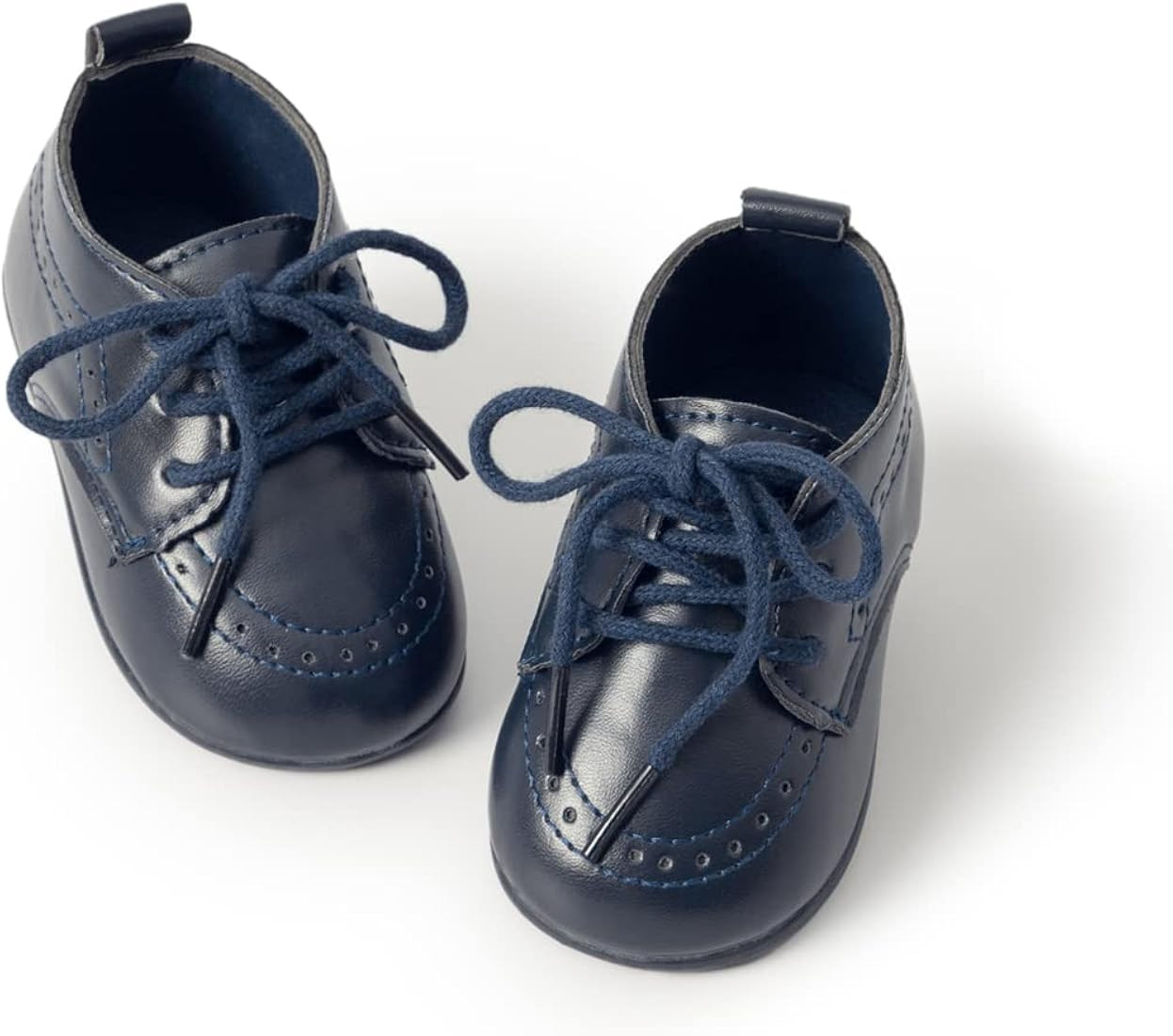 ohsofy Infant Baby Boy Oxford Shoes PU Leather Loafers Rubber and Soft Sole Wedding Dress Shoes Todd | Amazon (US)