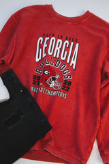 UGA Back to Back Sweatshirt, Red | Charlie Southern | North & Main Clothing Company